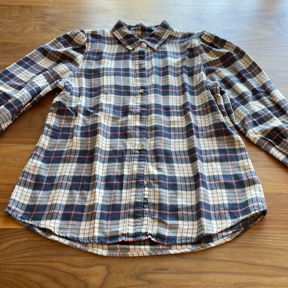 Rails flannel button down shirt